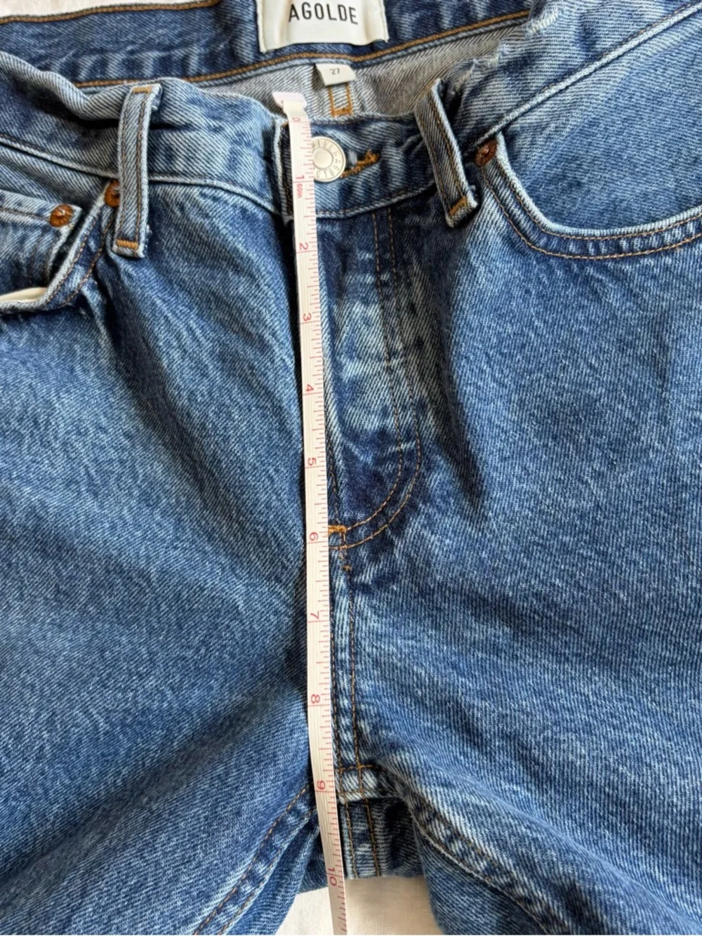 Agolde Low Rise Loose Jeans in Charge - Picture 7 of 9